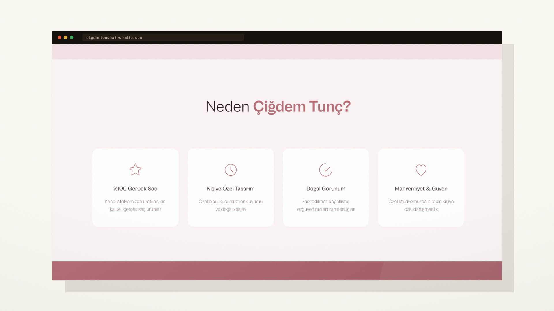 Çiğdem Tunç Hair Studio — Atmosfer
